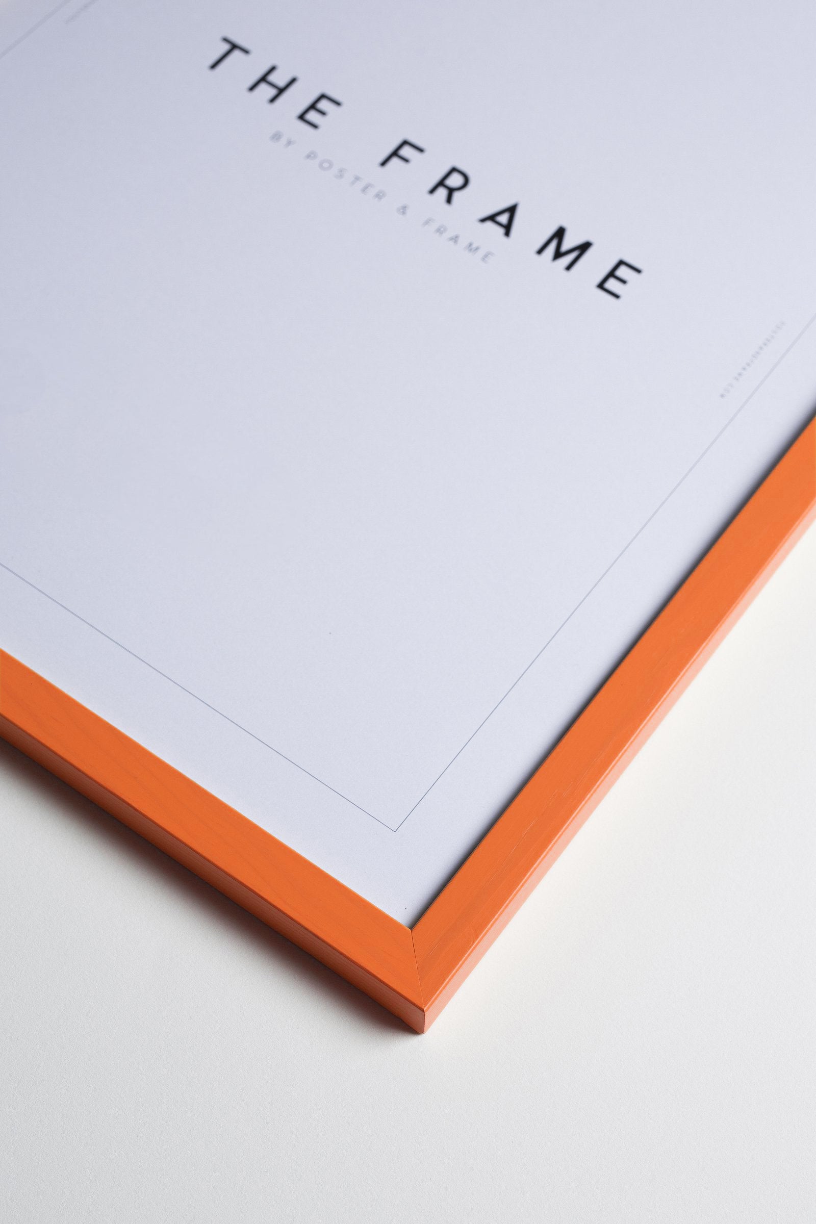Orange Wood Frame – I LOVE MY TYPE