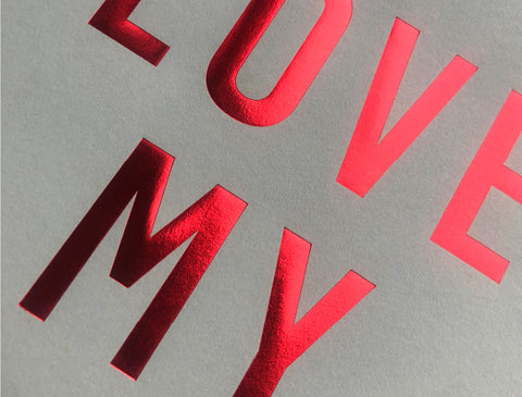 I LOVE MY TYPE – Limited edition (grey)