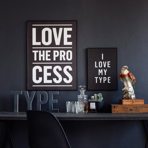 I LOVE MY TYPE – black